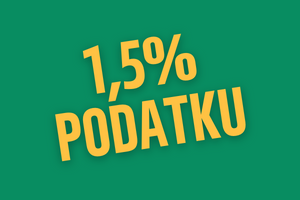 1,5% podatku zamiast 1%